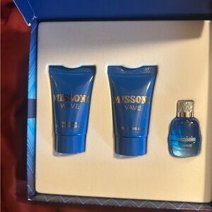 Missoni Wave Box with Blue Zigzag Design